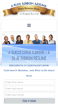 Mobile Screenshot of ablueribbonresume.com